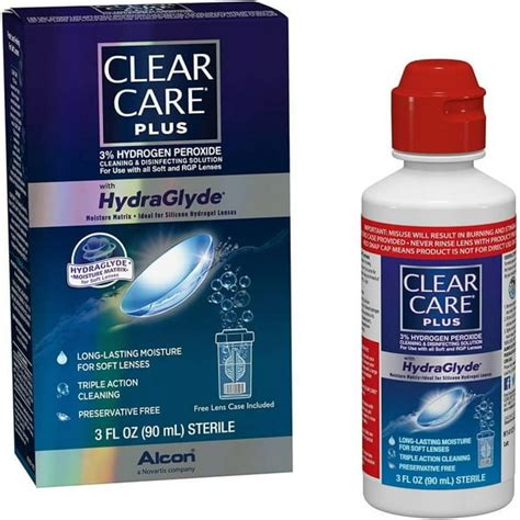 travel size hydrogen peroxide contact solution|alcon clear care travel size.